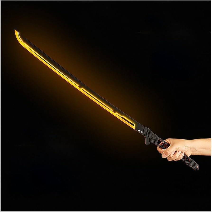 106cm サイバーパンク ライトセーバー コスプレ　模擬刀 光る おもちゃ Amazon.co.jp: Buccvutサイバーパンク ライトセーバー コスプレ
